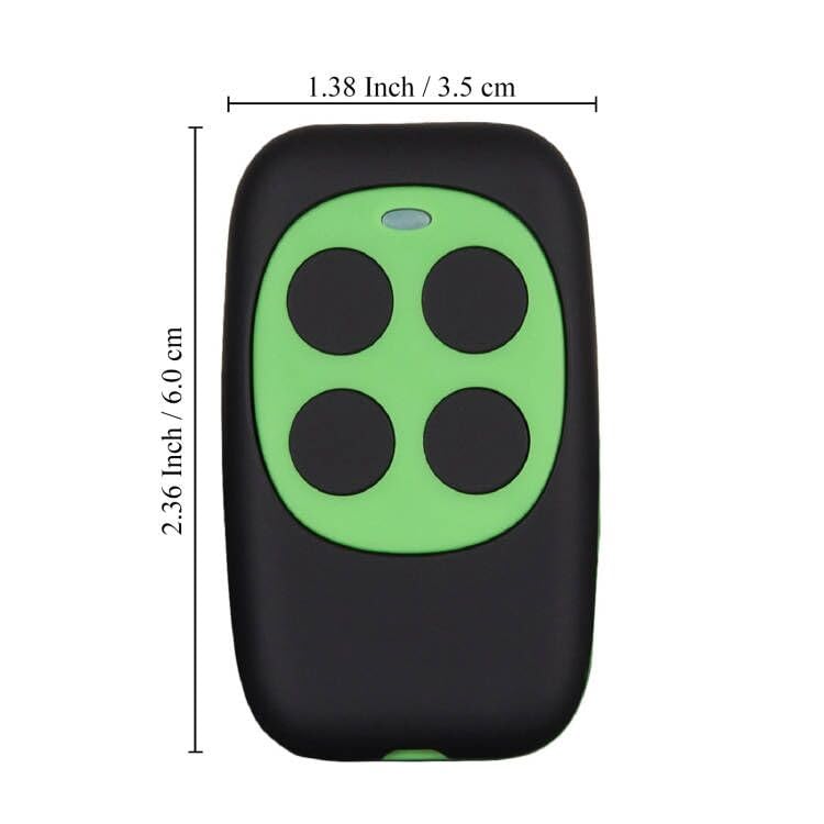 XIHADA Universal Garage Door Remote Cloner Universal Gate Opener Remote Control Homelink Key Fob Programmable Learning Multi Frequency 280MHZ-868MHZ (1 PC Green) - Image 5
